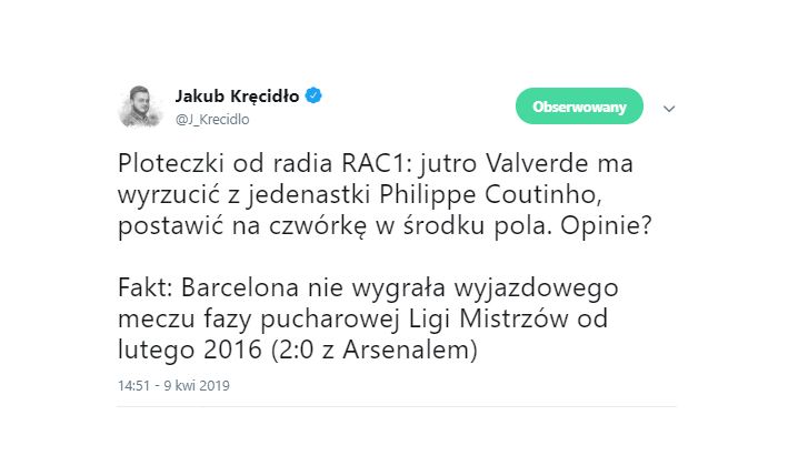 Ciekawy plan Valverde na mecz z Man United!